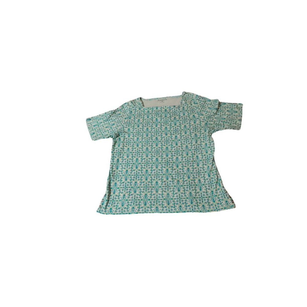 Croft & Barrow Square Neck Short Sleeve Top XL